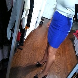 WHBM skirt periwinkle color